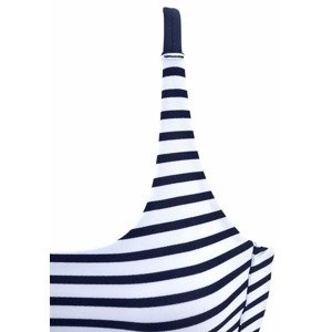 VENICE BEACH Bikinový top 'Summer'  námornícka modrá / biela