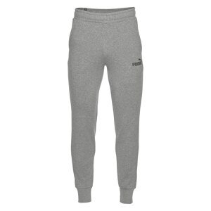 PUMA Športové nohavice  sivá melírovaná / čierna