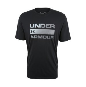 UNDER ARMOUR Funkčné tričko 'Team Issue'  čierna / strieborná