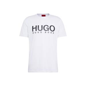 HUGO Tričko 'Dolive-U2 10182493 01'  čierna / biela