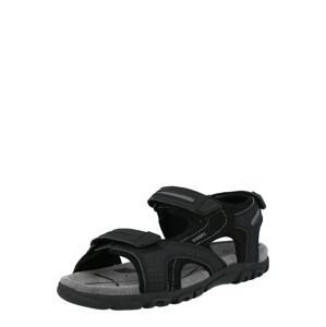 GEOX Trekingové sandále 'Strada'  čierna