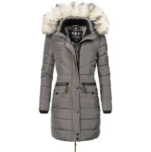 NAVAHOO Zimný kabát 'Paula'  sivá / čierna