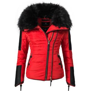 NAVAHOO Zimná bunda 'Yuki 2'  červená / čierna