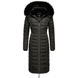 NAVAHOO Zimný kabát 'Umay'  farby bahna / čierna