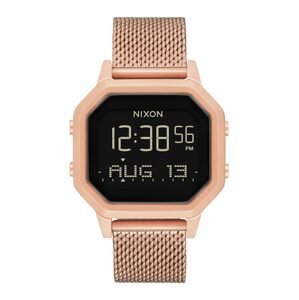 Nixon Digitálne hodinky 'Siren Milanese'  ružové zlato / čierna