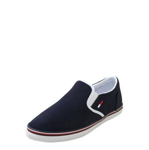 Tommy Jeans Slip-on obuv 'HAZEL 2D'  biela / námornícka modrá / červená