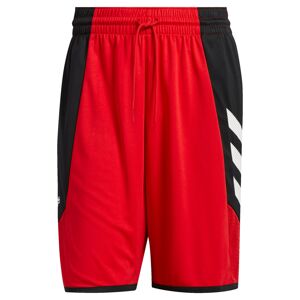 ADIDAS PERFORMANCE Športové nohavice 'Pro Madness'  červená / čierna / biela
