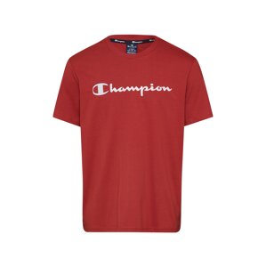 Champion Authentic Athletic Apparel Tričko 'CREWNECK'  biela / vínovo červená