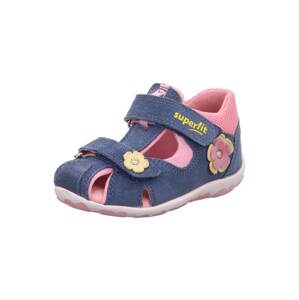 SUPERFIT Sandále 'FANNI'  ružová / modrá