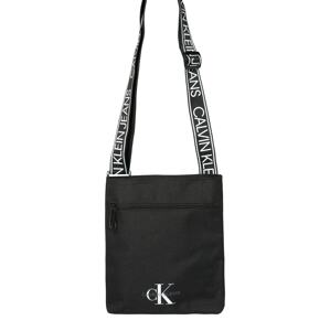 Calvin Klein Jeans Taška cez rameno 'FLATPACK W/PCKT'  čierna