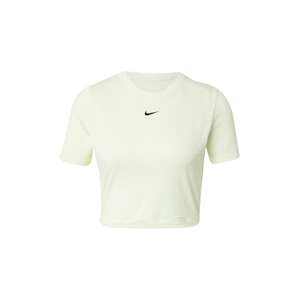 Nike Sportswear Tričko 'Essential'  pastelovo zelená / čierna