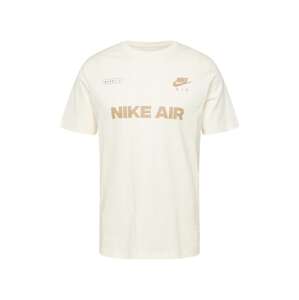 Nike Sportswear Tričko 'AIR 1'  krémová / hnedá