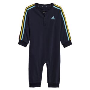 ADIDAS SPORTSWEAR Športový úbor 'Essentials 3-Stripes French Terry'  modrá / žltá / čierna