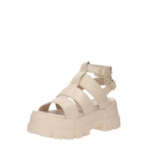 BUFFALO Remienkové sandále 'ASPHA GLD'  krémová / biela