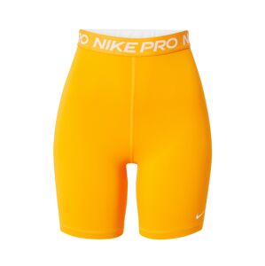 NIKE Športové nohavice 'Pro 365'  neónovo oranžová / biela