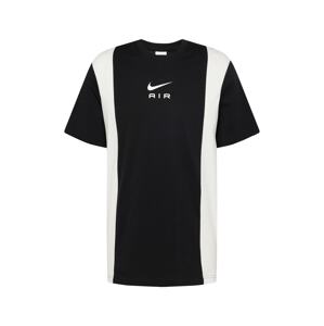 Nike Sportswear Tričko 'AIR'  čierna / biela