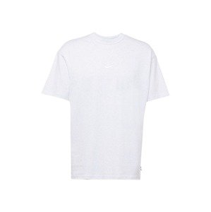 Nike Sportswear Tričko 'Esential'  sivá melírovaná / biela