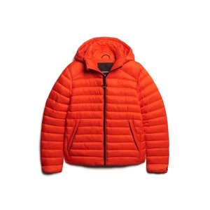 Superdry Zimná bunda 'Fuji'  neónovo oranžová / čierna