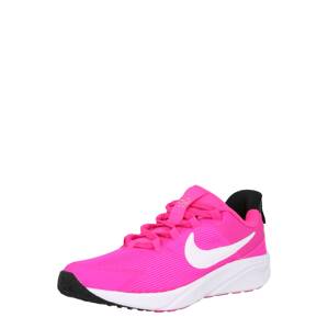 NIKE Športová obuv 'Star Runner 4'  ružová / čierna / biela