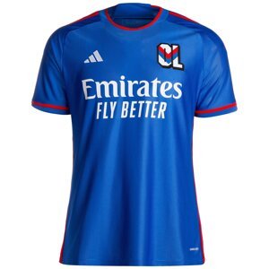 ADIDAS PERFORMANCE Dres 'Olympique Lyonnais 23/24 Away'  modrá / červená / čierna / biela