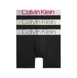 Calvin Klein Underwear Boxerky  sivá / olivová / purpurová / čierna