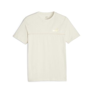 PUMA Funkčné tričko 'ESS+'  nebielená / zlatá