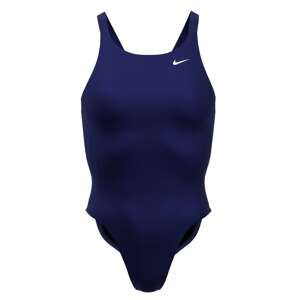 Nike Swim Športové jednodielne plavky 'Fastback'  tmavomodrá / biela