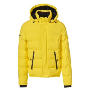 KOROSHI Zimná bunda  žltá / čierna