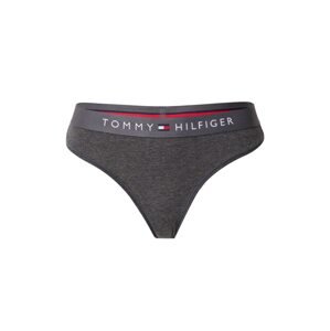 Tommy Hilfiger Underwear Tangá  tmavosivá / sivá melírovaná / červená / biela