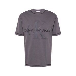 Calvin Klein Jeans Tričko  farby bahna / čierna