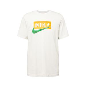Nike Sportswear Tričko  žltá / zelená / šedobiela