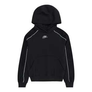 Nike Sportswear Mikina 'AMPLIFY'  čierna / biela