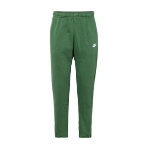 Nike Sportswear Nohavice 'CLUB FLEECE'  zelená / biela