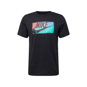 Nike Sportswear Tričko 'CLUB'  tyrkysová / svetlomodrá / červená / čierna