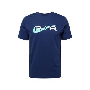 Nike Sportswear Tričko 'AIR'  námornícka modrá / svetlomodrá / biela