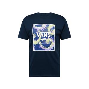 VANS Tričko 'CLASSIC'  námornícka modrá / ultramarínová / jablková / biela