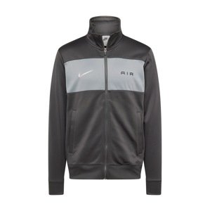 Nike Sportswear Tepláková bunda 'AIR'  sivá / antracitová / biela