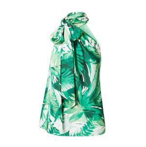 Lauren Ralph Lauren Blúzka  smaragdová / jedľová / pastelovo zelená / biela