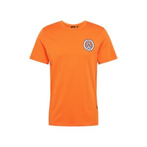 G-Star RAW Tričko  námornícka modrá / oranžová / biela