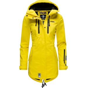 MARIKOO Funkčný kabát 'Zimtzicke'  žltá / čierna