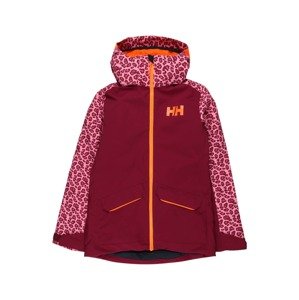 HELLY HANSEN Outdoorová bunda  neónovo oranžová / svetloružová / červeno-fialová