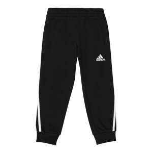 ADIDAS SPORTSWEAR Športové nohavice '3-Stripes Tapered '  čierna / biela