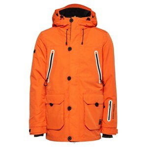 Superdry Snow Športová bunda 'FREESTYLE'  oranžová / čierna
