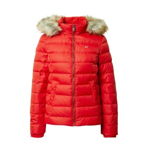 Tommy Jeans Zimná bunda 'Essential'  červená
