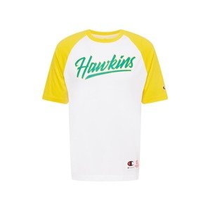 Champion Authentic Athletic Apparel Tričko  žltá / zelená / biela