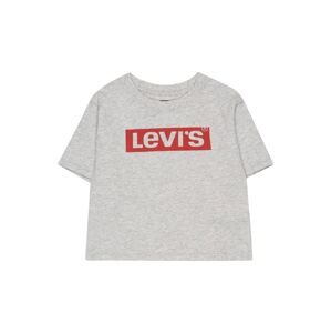 LEVI'S ® Tričko  sivá melírovaná / tmavočervená