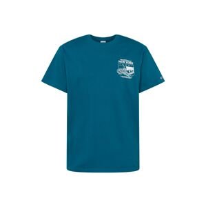 Tommy Jeans Tričko 'Finest Food'  námornícka modrá / nebesky modrá / červená / biela