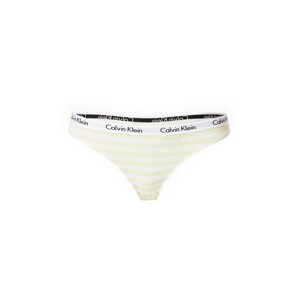 Calvin Klein Underwear Tangá 'CAROUSEL'  mätová / čierna / biela