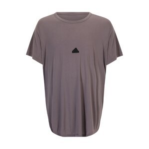 ADIDAS SPORTSWEAR Funkčné tričko 'New Fit'  hnedá / čierna