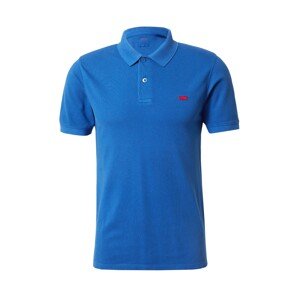 LEVI'S ® Tričko 'Slim Housemark Polo'  kráľovská modrá / červená